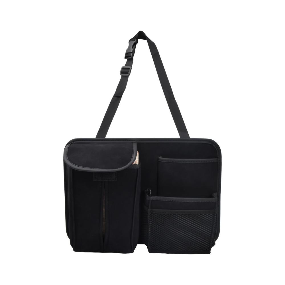 Auto Rücksitz Organizer mit Getränke- und Telefonhalter Handtaschenhalterung wasserdichte Aufbewahrungstasche für Autositz Rückenlehnenschutz und Zwischenraumtasche – 34x24cm (B