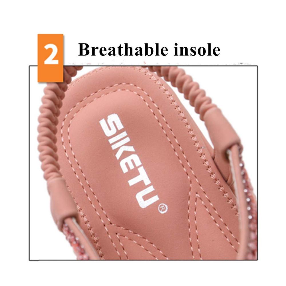 Durchgängige Plateau Sandalen für Damen - Stilvoller Komfort für jeden Anlass