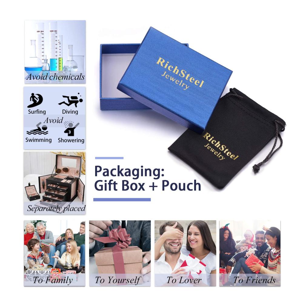 Alphabet Namenskette für Herren und Damen – Personalisierter Buchstaben-Anhänger mit Geschenkbox für Geburtstag und Party Partnerkette aus hochwertigem Alphabet Schmuck