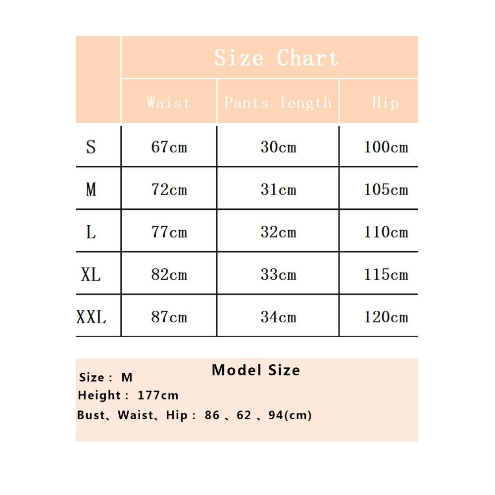 Shorts NewPI Damen Sommer Sporthose für Yoga Running Gym – Bequeme Baumwoll-Kurzhose mit elastischem Bund