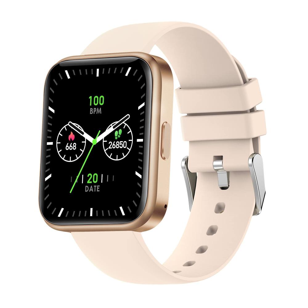 Fashion Smartwatch mit Telefonfunktion Lautsprecher Blutdruck Puls- und Kalorienzähler Schrittzähler Whatsapp 1.69 Zoll Touchscreen - Damen/Herren Fitnessuhr & Laufuhr