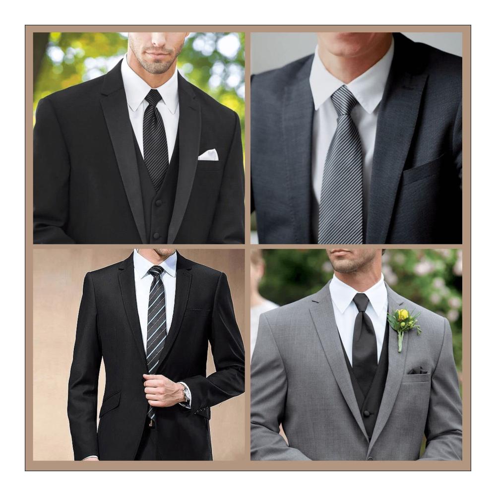 Kaninchen-Herrenkrawatte für Hochzeiten Bräutigam Trauzeugen – Stilvoll und Charmant