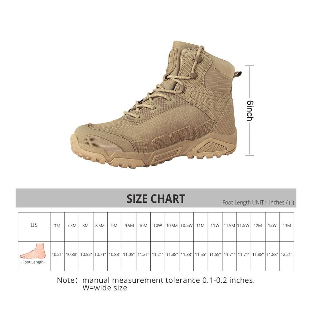 Taktische Herren Jagdstiefel - Strapazierfähige Trekking- & Wanderschuhe von FREE SOLDIER für Militär Arbeit & Outdoor-Aktivitäten