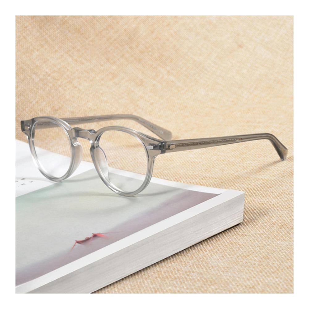 Ovaler Retro-Vintage Brillenrahmen für stilvolle Optik Dekorative Spektakel Myopia Rahmen