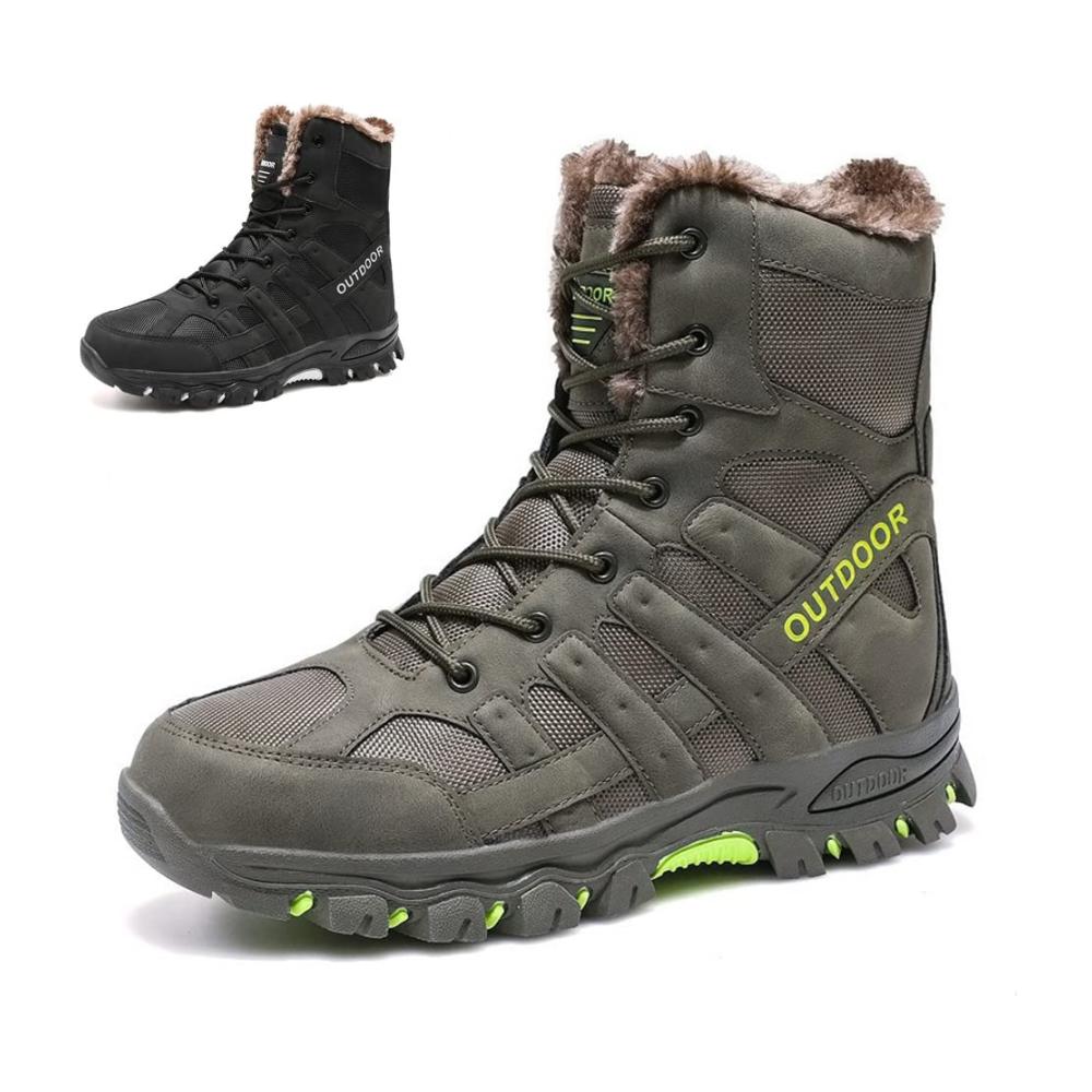 Trekking- und Wanderschuhe für Herren und Damen - Hochwertige Stiefel für Wüstentrekking Camping und Winter Outdoor-Aktivitäten - Abriebfeste Reiseschuhe zum Bergsteigen - Sportliche Green-44EU Schuhe