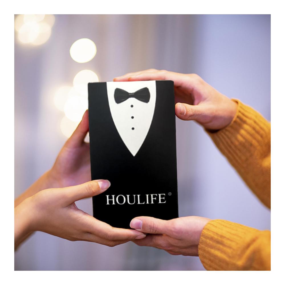 Verstellbare Samt-Fliege für Herren - Elegante Vorgebundene Fliege mit Schmetterlingen für Bräutigam Hochzeit und formelle Anlässe - Einfarbige Fliegen inklusive Geschenkbox