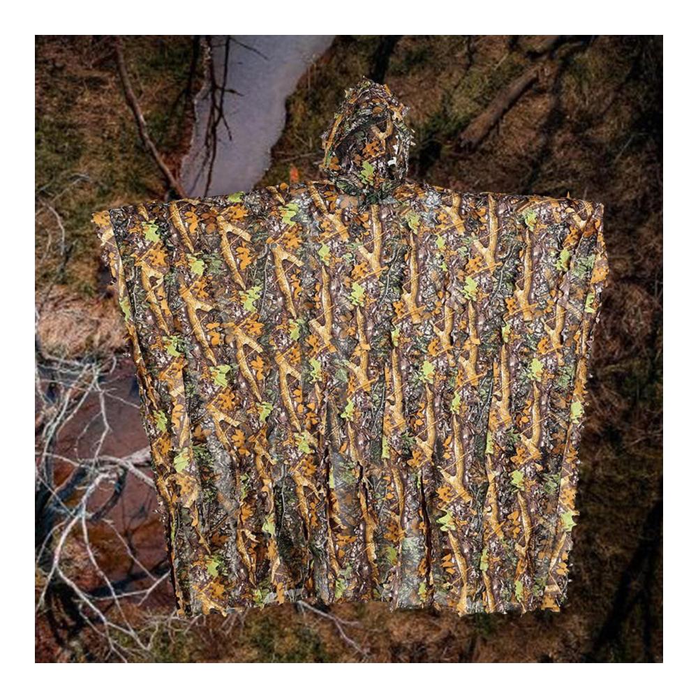 Jacken Woodland Poncho - Der perfekte Tarnumhang für Outdoor-Aktivitäten wie Vogelbeobachtung Fotografie und Training