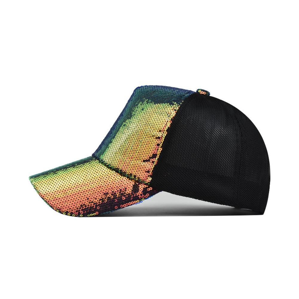 Baseball Caps MSW Unisex mit Flip-Pailletten Netzdesign Farbwechsel - Modische Sonnenschutzkappe