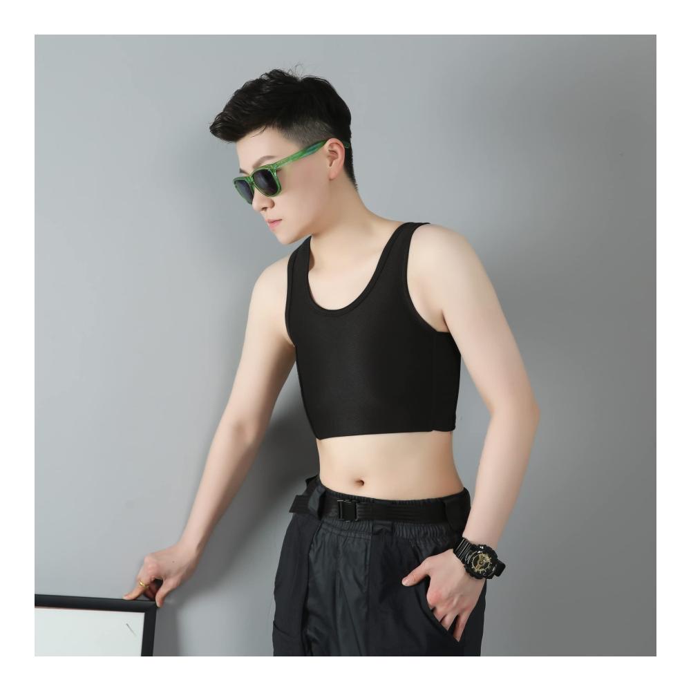 Tomboy Trans Lesbian Shapewear Chest Binder & Bustiers für Atmungsaktiven Komfort