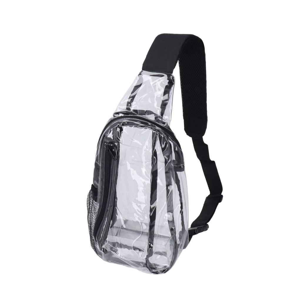 Durchsichtige Umhängetaschen Set für Events PVC Kleine Tasche Wasserdichte Gürteltasche & Transparente Brusttasche – Ideal für Wanderungen Stadionkonzerte