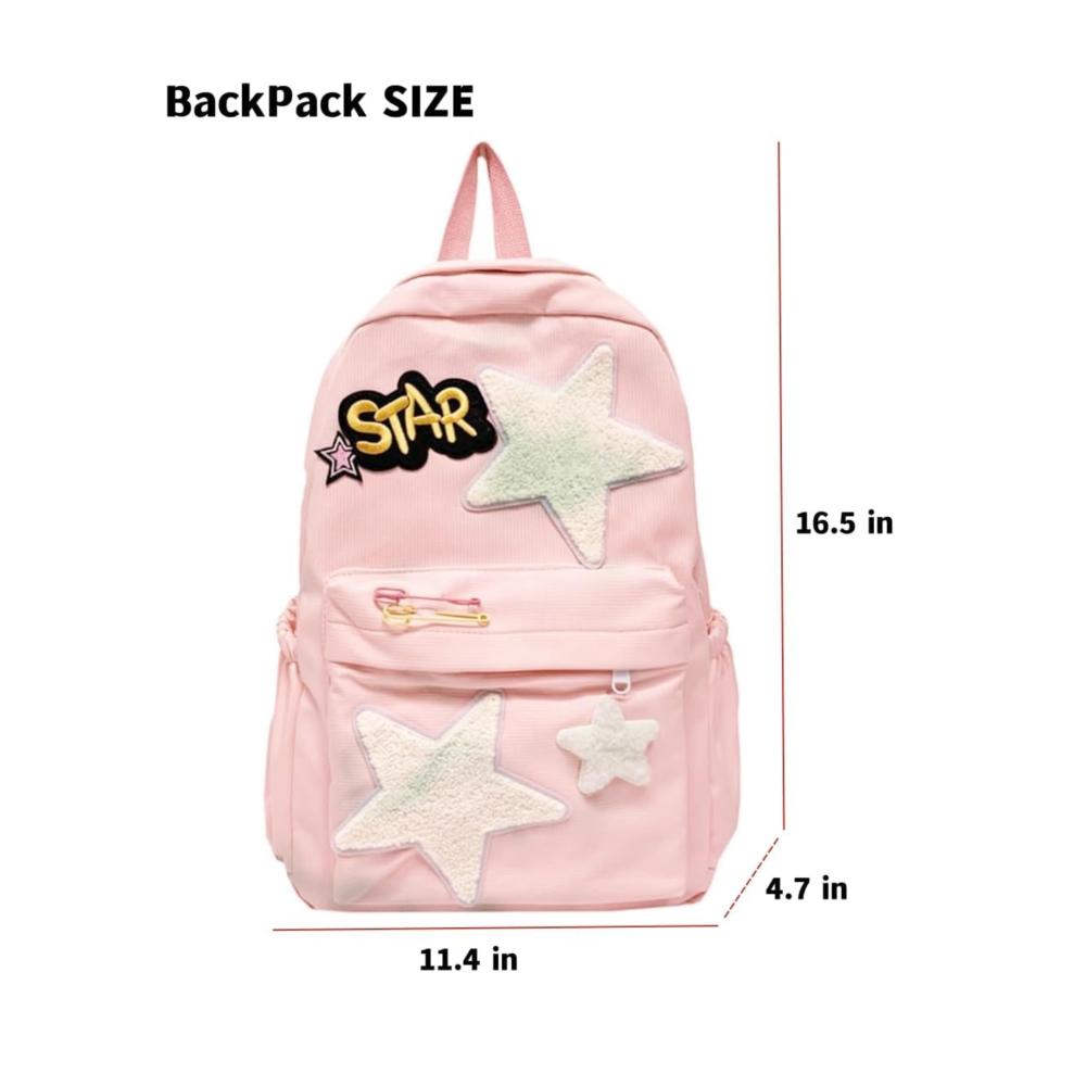 Y2K Schulranzen Trendiger bunter Rucksack für Schule und Reisen – Süßer Wanderbegleiter für Kinder und Jugendliche
