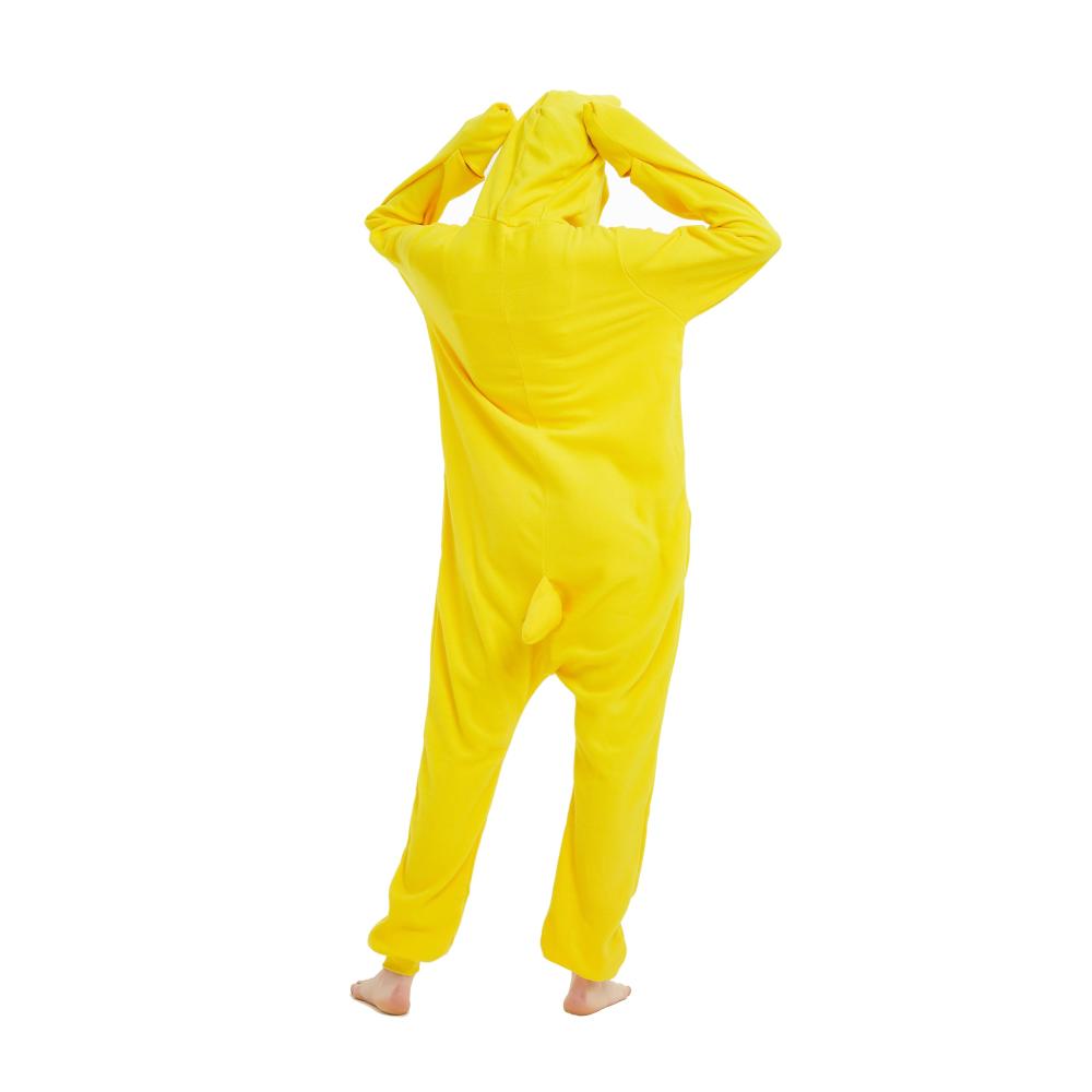 Enten-Kostüm Onesie für Damen Gelbes Relaxo Jumpsuit für Fasching Halloween & Cosplay