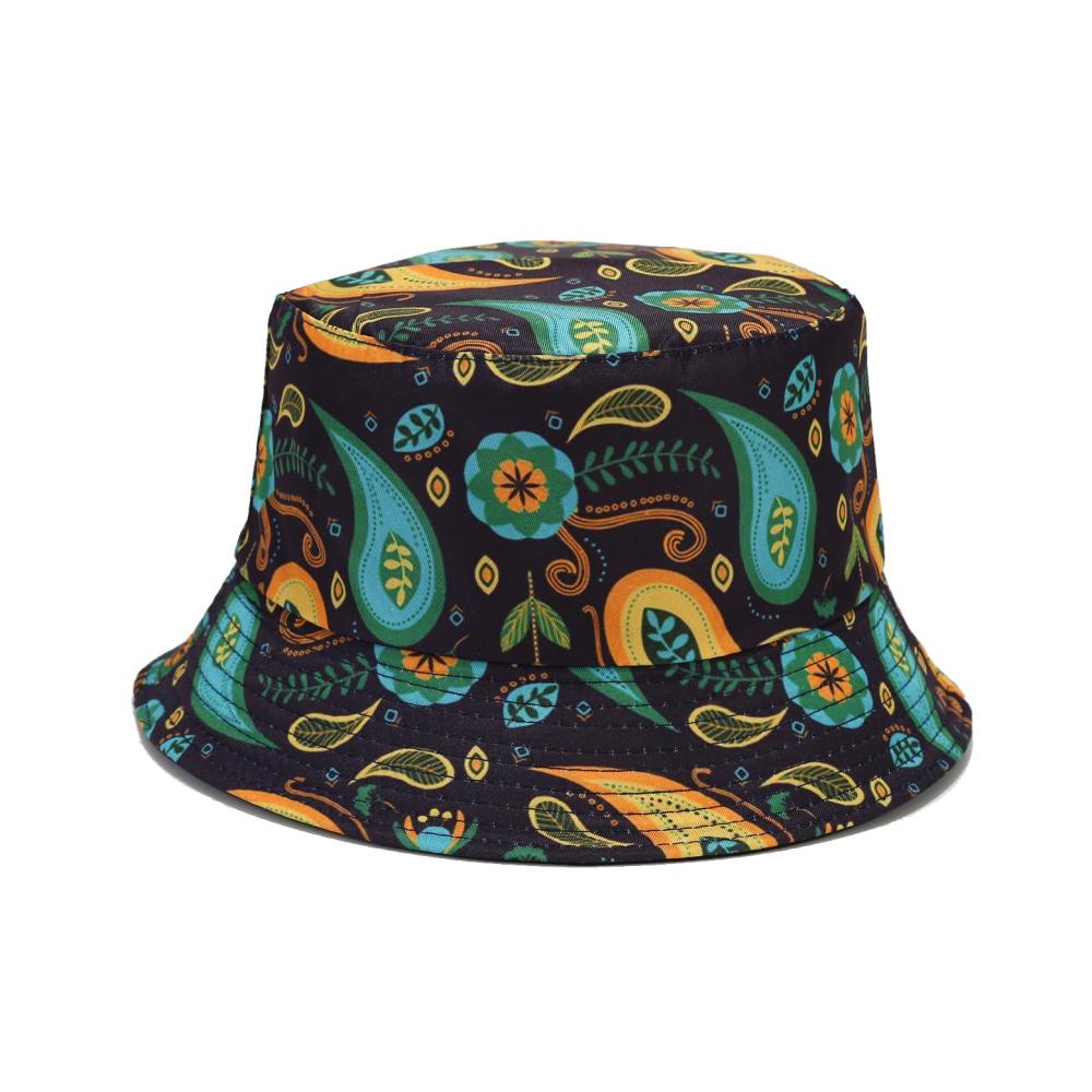 Schwarz Grün Paisley