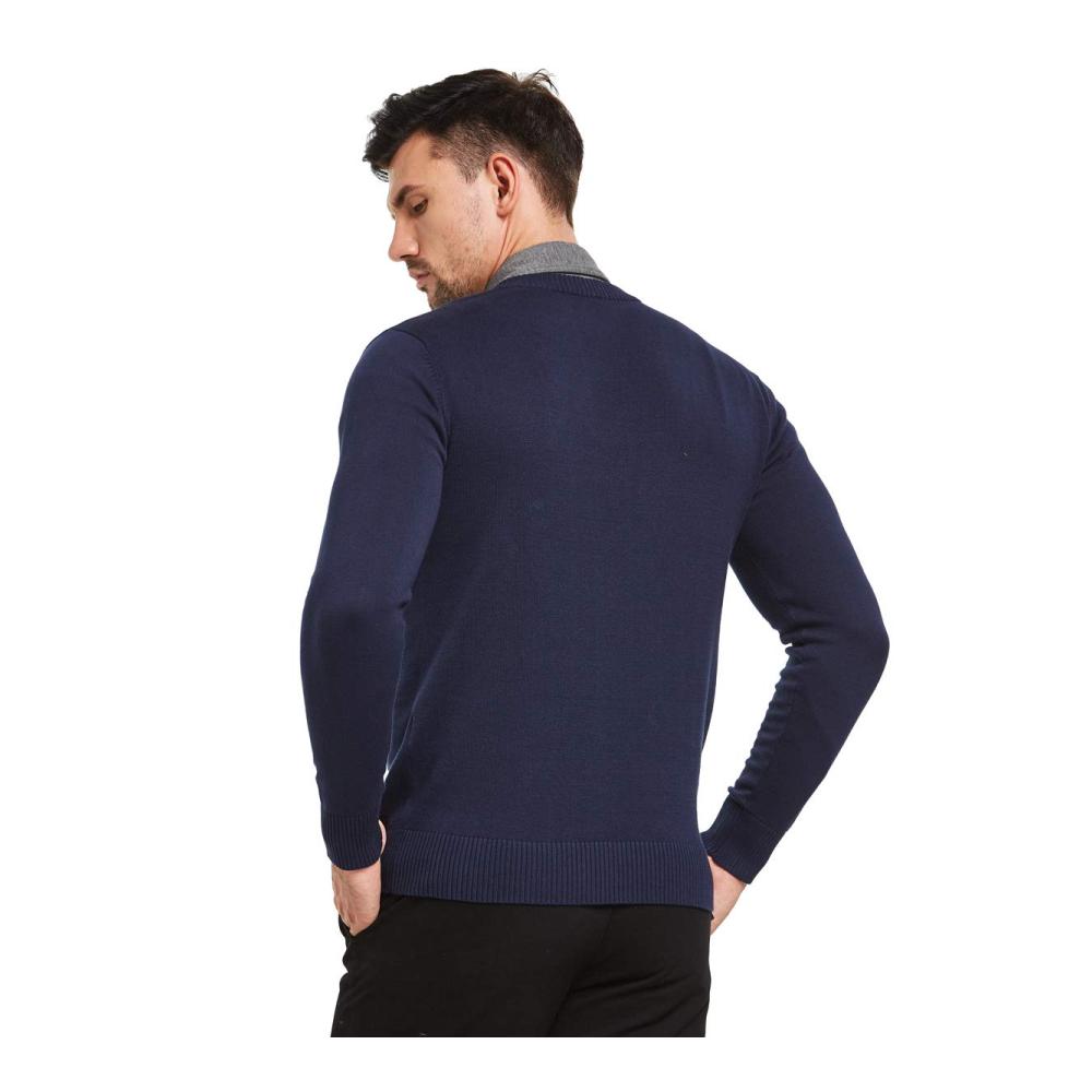 Herren Baumwollstrickpullover mit V-Ausschnitt – Stilvolle Pullover und Strickjacken für Männer