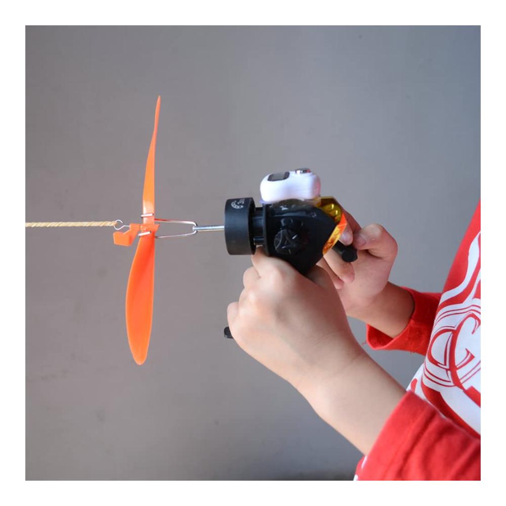 Automatischer Uhrenbeweger mit Gummibandantrieb Modellflugzeug-Wickelkabel und automatischer Zählung - Professionelles Werkzeug für Wettbewerbe