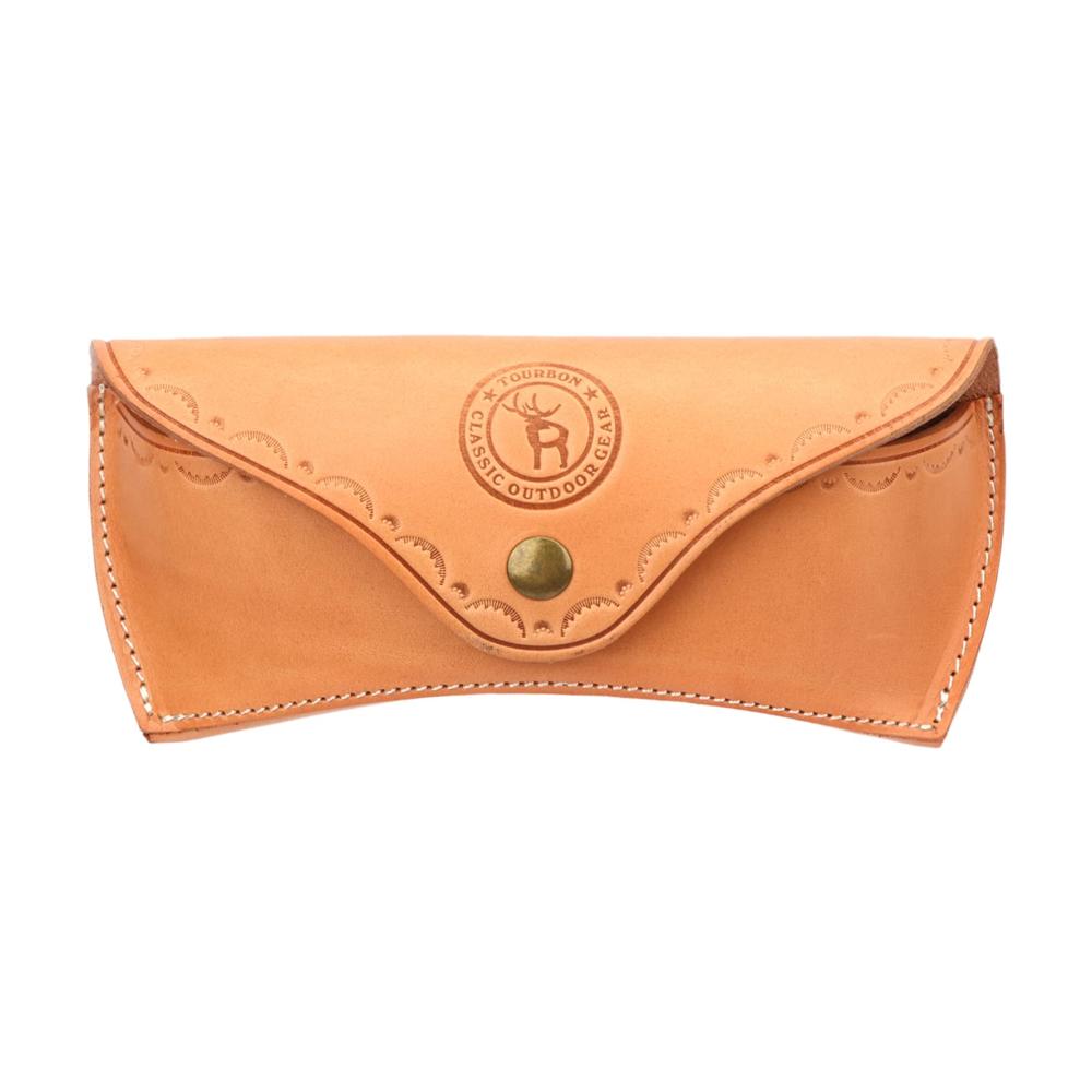 Tourbon Deluxe Leder Brillenetui - Hochwertige Aufbewahrungsbox für Hartlesebrillen Unisex Braun (18x8x4.5cm