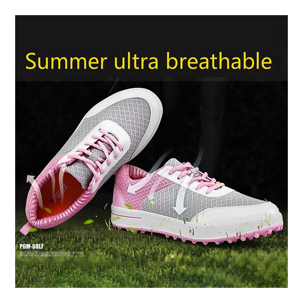 Leichte Spikeless Golfschuhe für Damen – Atmungsaktiv rutschfest ideal für Outdoor- und Indoor-Golftraining