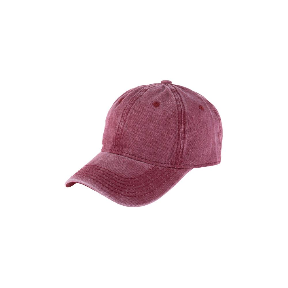 Baseball Cap Classic - Washed Burgundy