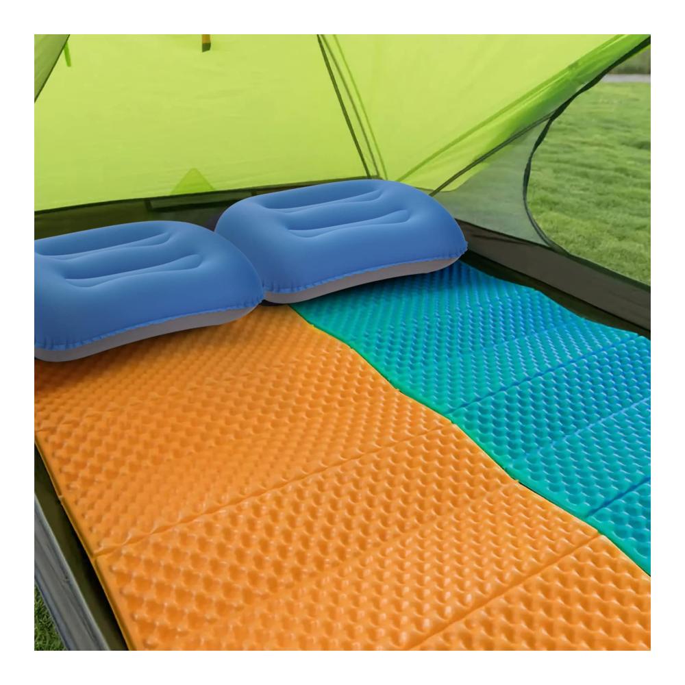 Aufblasbares Campingkissen - Leichtes TPU Reisekissen für Outdoor Wandern Strand Auto - 2er Set Ideal für Büro & Unterwegs