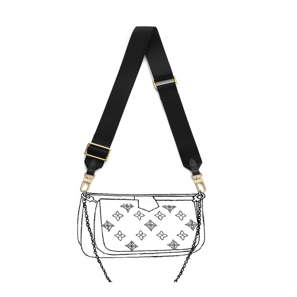 Verstellbarer Schultergurt für Damen-Taschen Breiter Tragegurt mit Multi-Pochette Accessories Längenverstellbarer Gurte & Riemen für maximale Vielseitigkeit