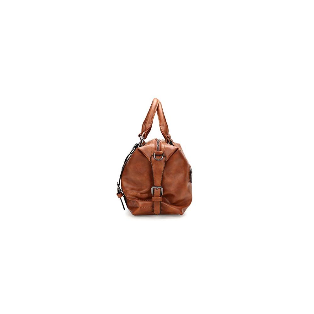 Damen-Umhängetasche aus braunem Leder - Stilvolle Schultertasche mit Eleganz und Funktionalität