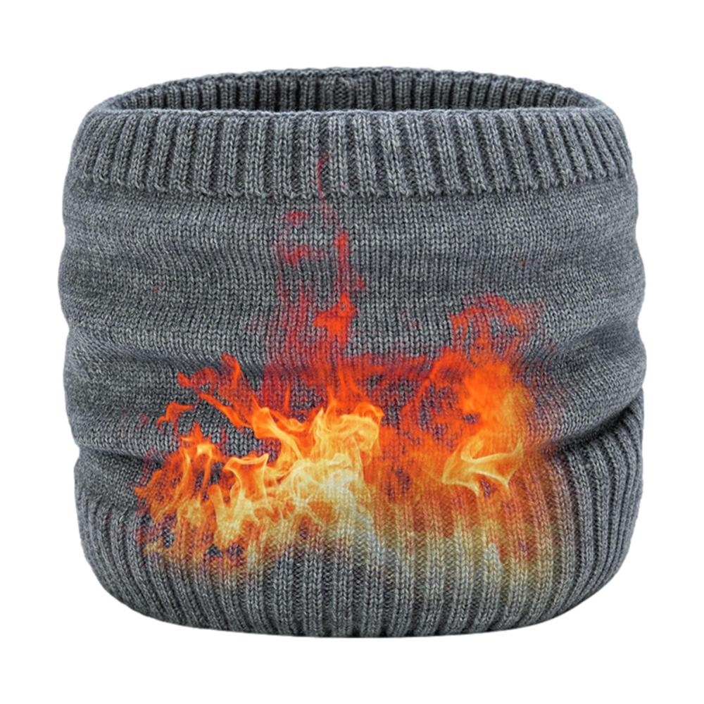 Winter-Thermo-Schal für Männer | Doppelschichtiger Nackenwärmer mit Gamasche | Winddichte Halsmanschette und Gesichtsschal | Dick und warm für kalte Tage