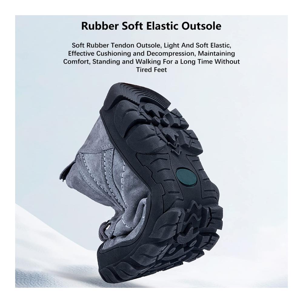 Leichte Herren- und Damen-Wanderschuhe für Outdoor-Camping | Trekkingschuhe in Grau | Größe 44