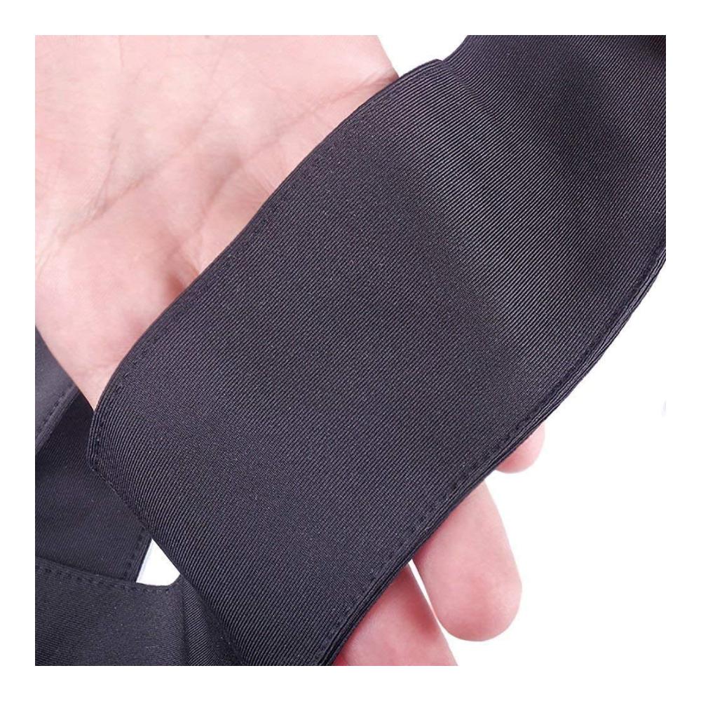 Elastische Sport-Stirnbänder von Tomyeer - 2er Pack Schwarz für Yoga Reiten Basketball Training - Schweißband ideal für aktiven Lifestyle