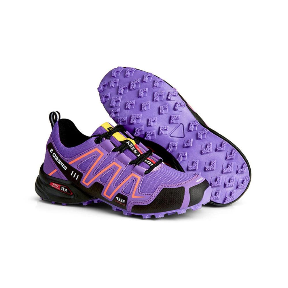 Multifunktions-Trekkingstiefel Damen | Rutschfeste Outdoor Wanderschuhe Purple-39