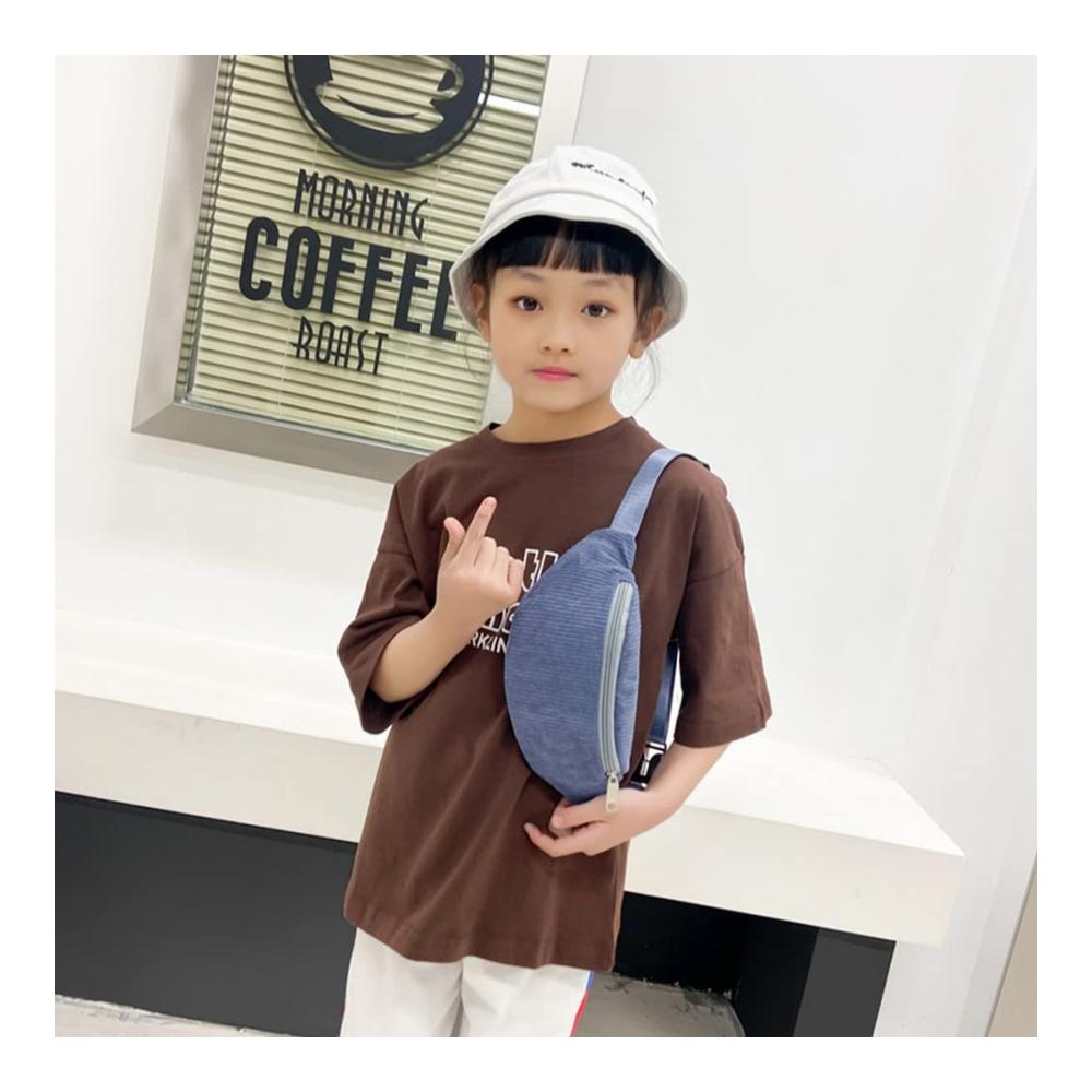 Mode-Hüfttaschen Set für Kinder - 2 PCS Gürteltasche Schultertasche Umhängetasche - Praktische Bauchtasche Mädchen - Vielseitige Hüfttasche Schultertasche - Trendige Hüfte Tasche Handtasche Brieftasche
