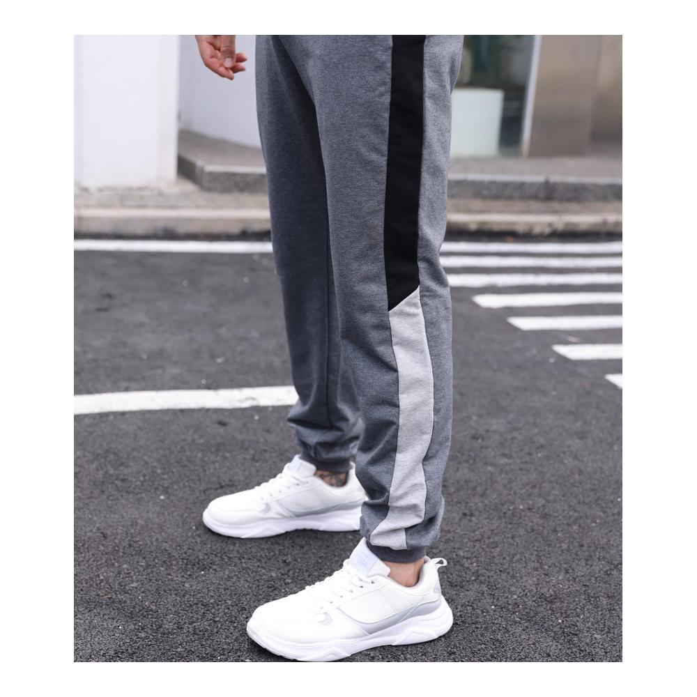 Herren Jogginghose mit Streifenmuster für Laufen und Freizeit - Sportliche Trainingshose Cargo Pants und Sweatpants im Jogger-Style
