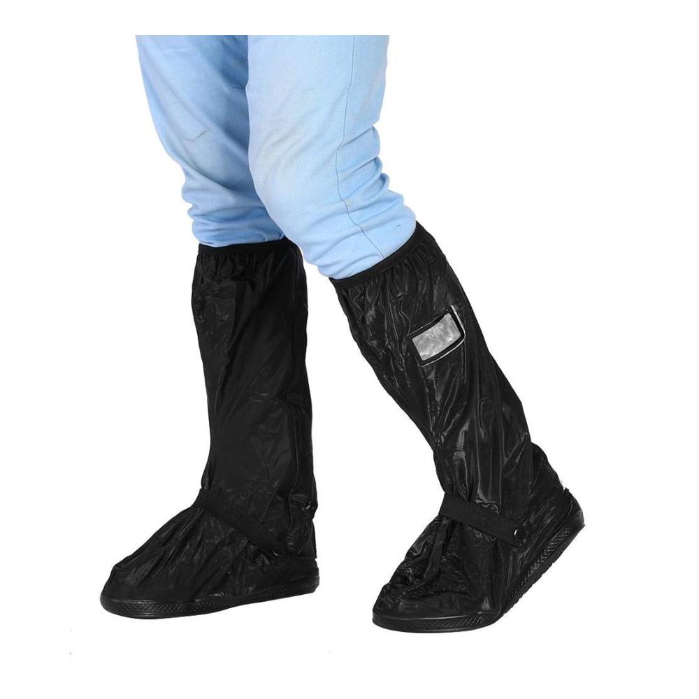 Motorrad Regenüberschuhe - Wasserdicht rutschfest für Roller Bike & Radfahren