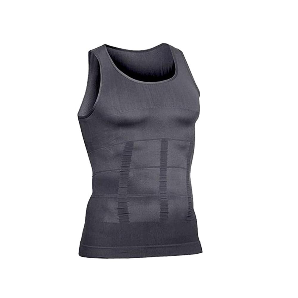 Herren Kompressions Tanktop SHAPERLUV Abs Slim Body Shaper für Sport
