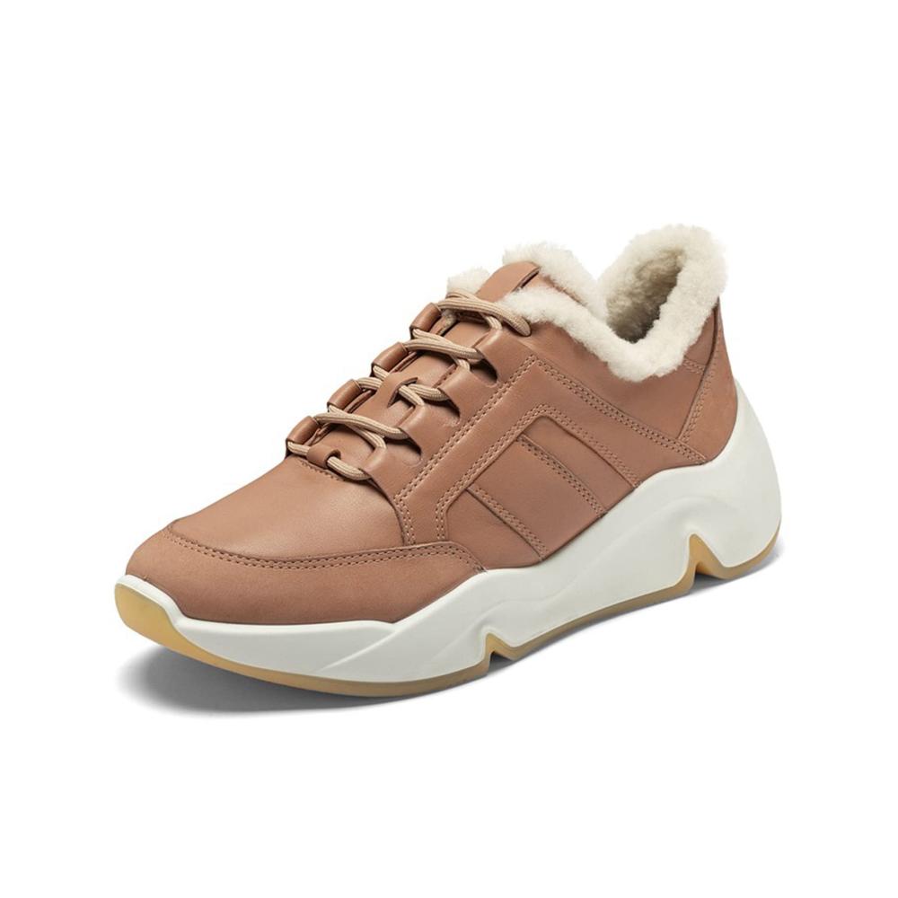 Frauen Golfschuhe Winter Warm Wasserdicht Anti-Rutsch Leder Sport Sneaker mit Wolle Dicke Sohle für Golf und Gym