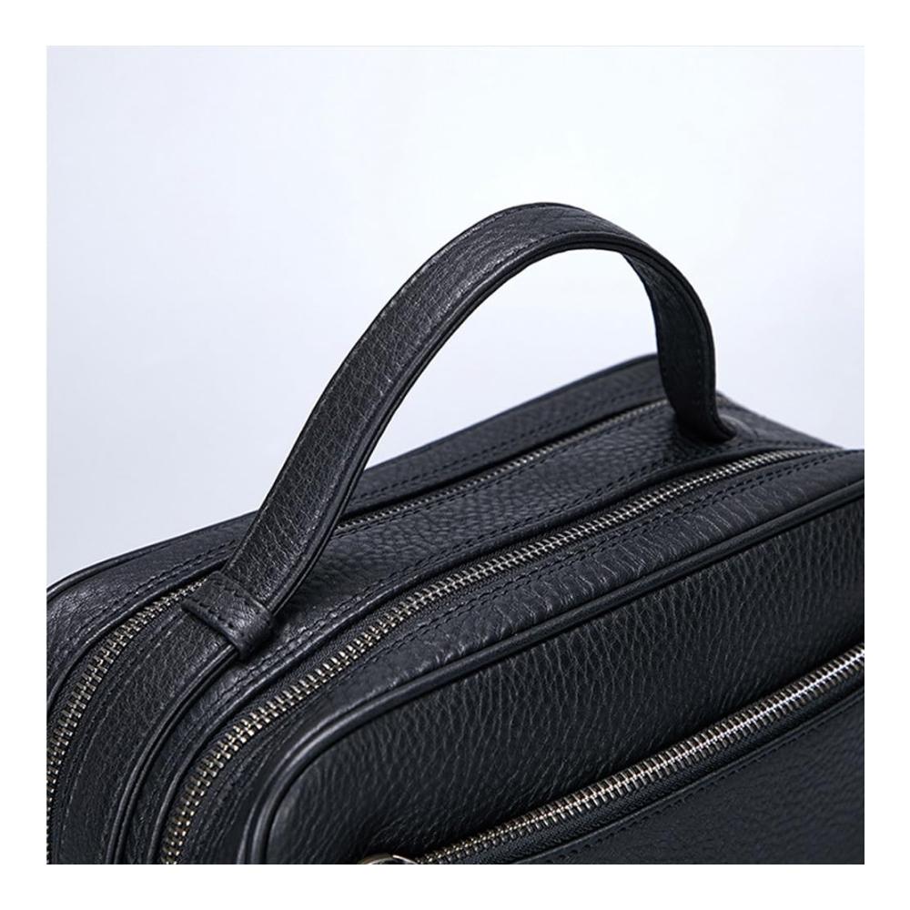 Leder Kulturbeutel Set für Herren – Personalisiertes Dopp-Set mit Pflege- und Rasierzubehör – Reise-Kulturtaschen aus hochwertigem Leder – Vielseitige Reiseaccessoires für Männer