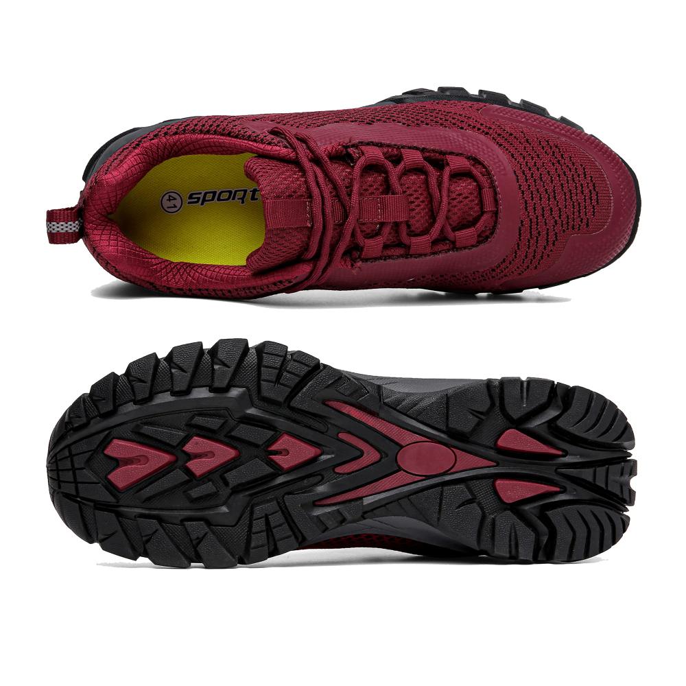 Wasserdichte Trekking- & Wanderschuhe für Herren und Damen | Leichte atmungsaktive Trekkingschuhe für Outdoor-Aktivitäten - Rutschfeste Berg- und Kletterschuhe