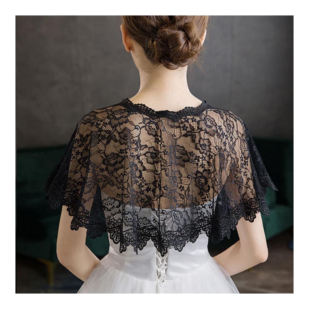 Spitzenschal Wickeltuch für Damen – Elegantes Accessoire für Lose Kleider perfekt für Abendpartys und den Alltag