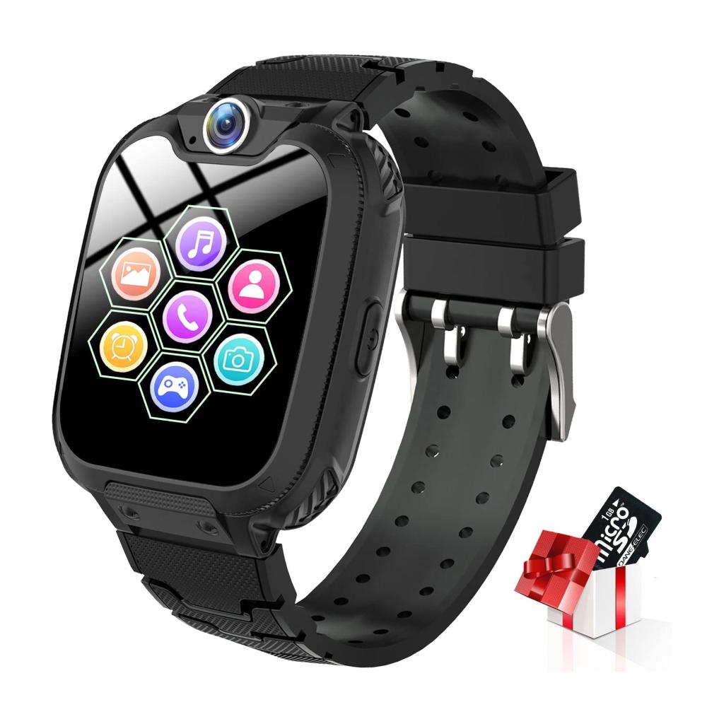 Fashion Smartwatches für Kinder Touchscreen Uhr mit Kamera Spiele MP3 Wecker und Rechner - Intelligente Armbanduhr für Jungen und Mädchen (Geschenk für 3-12 Jahre) inkl. 1G SD-Karte