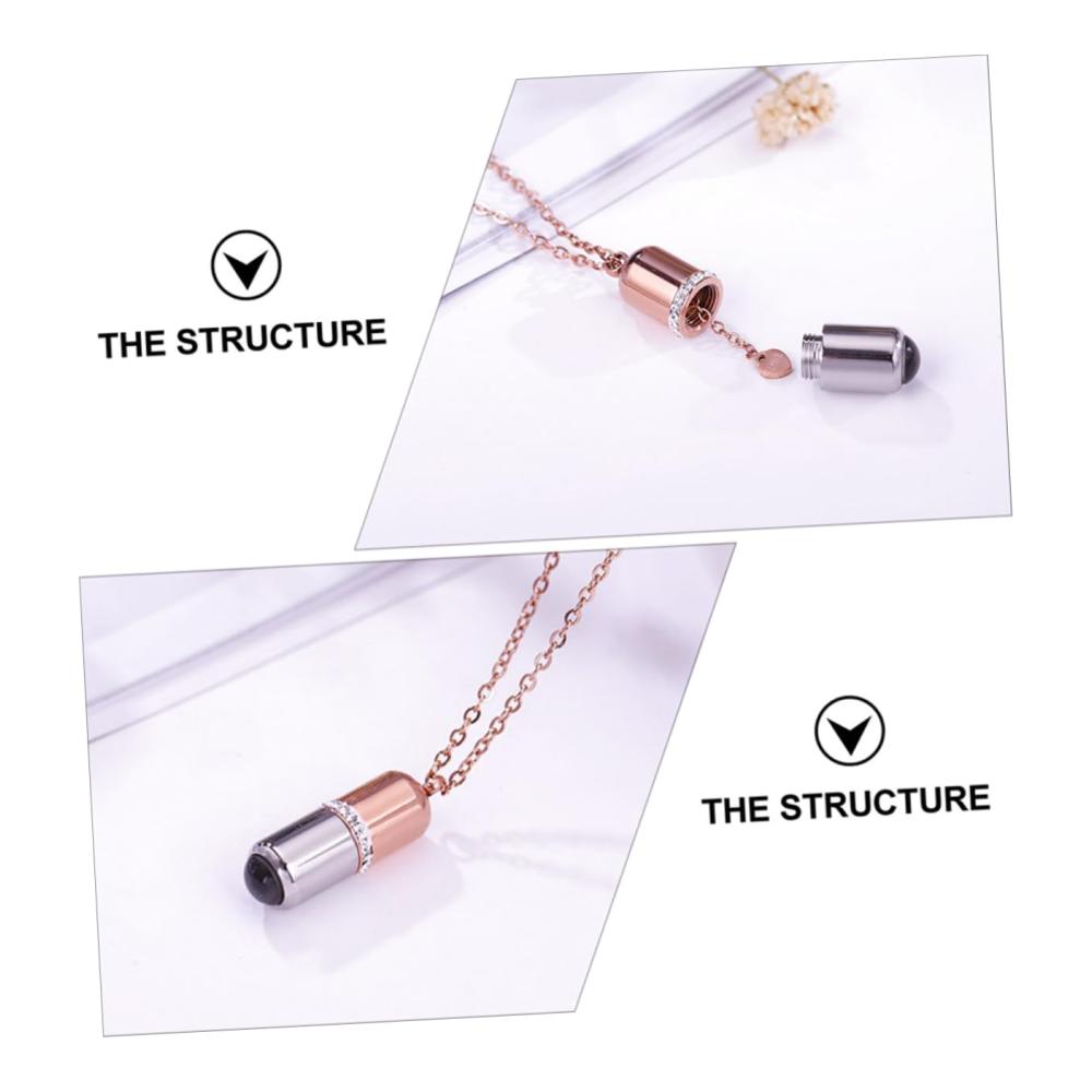 3er Set Kissen Halsketten – Eleganter Damen Schmuck mit Kapsel-Choker-Design Edle Spitze und Schlüsselbein-Anhänger