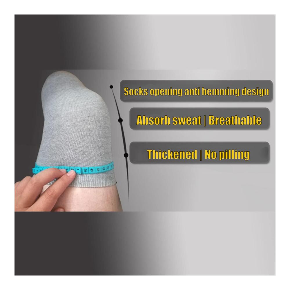 5er Pack Prothesensocken aus weicher und elastischer Baumwolle für Amputierte - Größe M