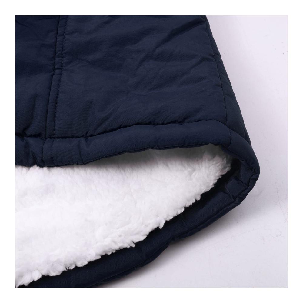 Schwarzer Damen Wintermantel RYTEJFES - Lang und Warm mit Fell Winterjacke im Sale für Damen in Großen Größen - Gefütterter Damenmantel Winterparka Übergangsjacke Kapuzenjacke