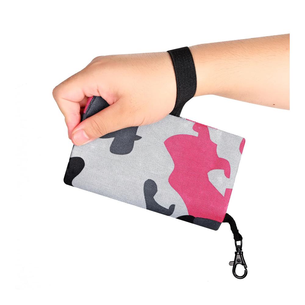 Tabaktasche für Damen Stilvolles Zigarettenetui & Tabakbeutel mit Fächern für 30/50g Tabak Drehertasche inklusive Platz für Filter Blättchen und Feuerzeug