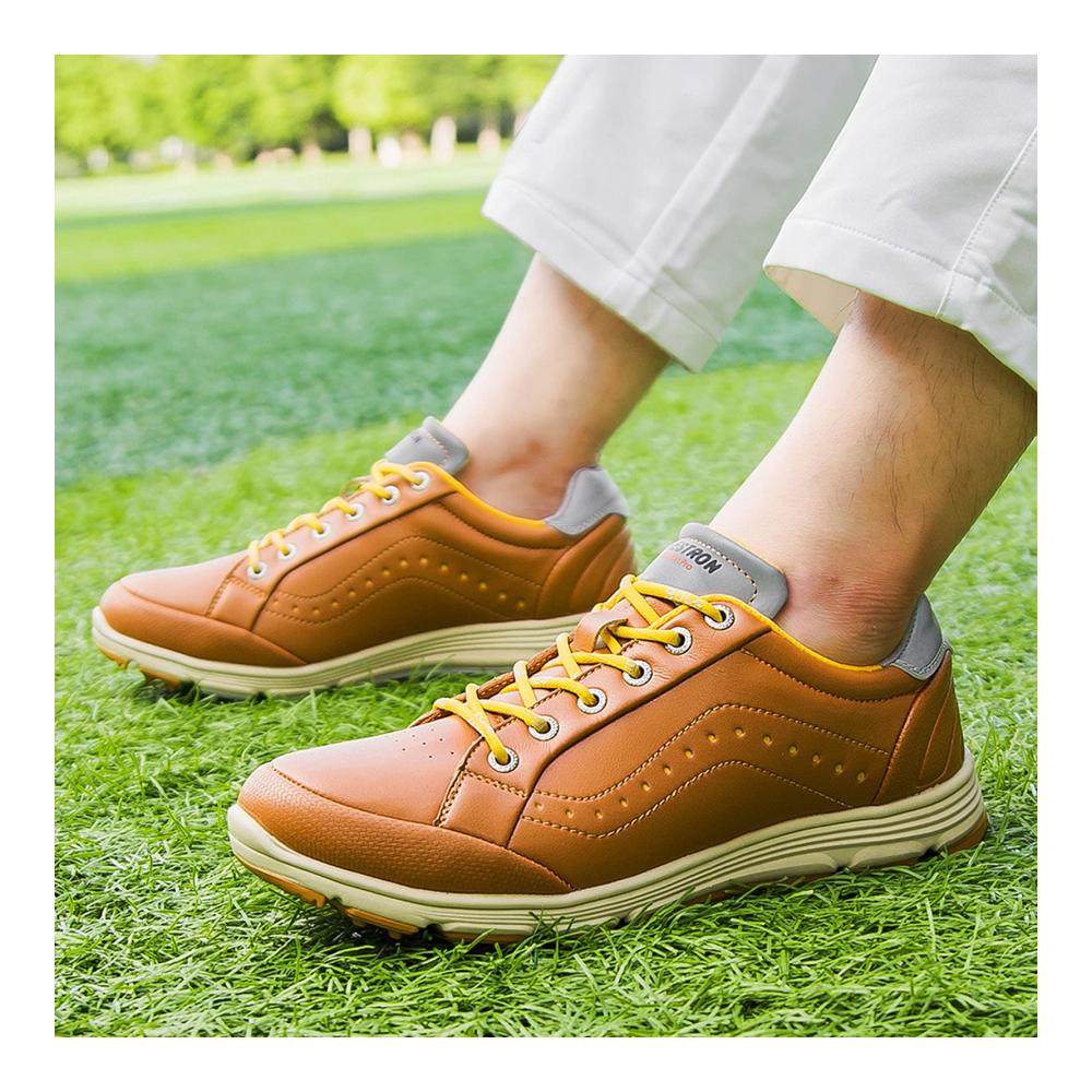 Golfschuhe für Herren Leichte Wasserdichte Sportschuhe mit rutschfester Sohle – Atmungsaktive Hallen- & Fitnessschuhe für Klettern Laufen und Walking