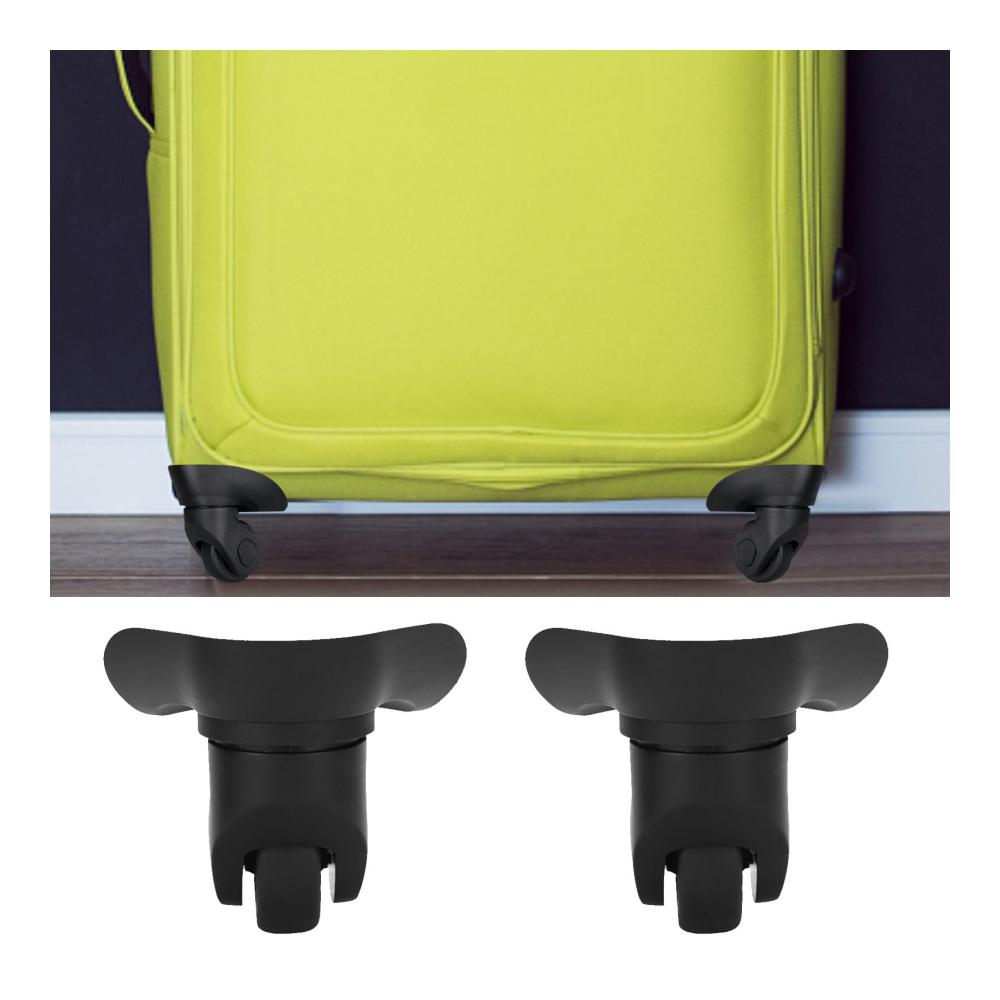 Gepäckrollen-Set für Outdoor-Koffer Agatige Ersatzräder A03 - 1 Paar einreihig universal für Links & Rechts - DIY-Ersatzteile für Koffer