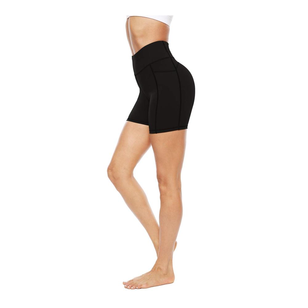 JOYSPELS Damen Radlerhose - Hochtaillierte Kurze Leggings für Sport und Laufen