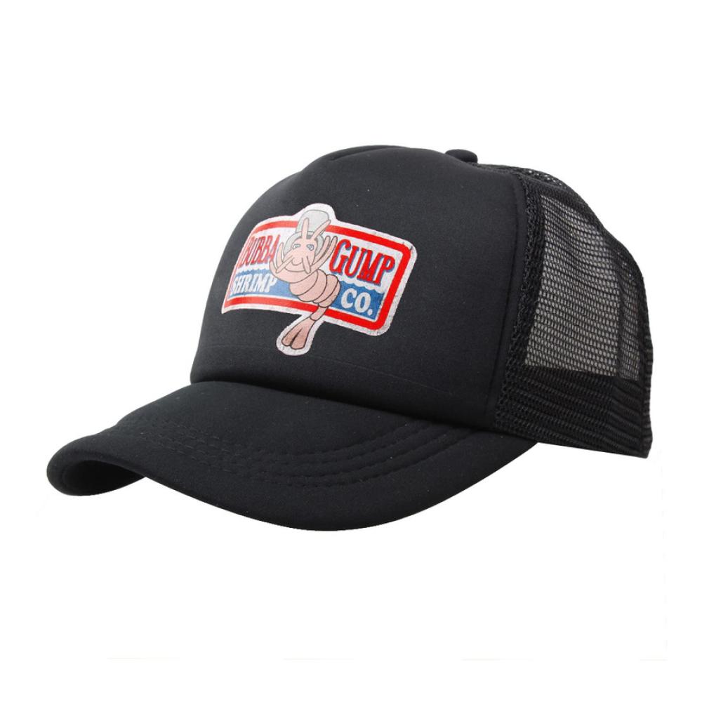 Forrest Gump Baseballkappen - Bestickte Hysteresenkappe für Unisex Cosplay und Sommer Verstellbare Gump Shrimp CO. Baseball Caps