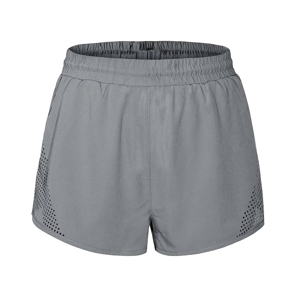 Laufshorts für Herren mit Nadelstreifen integrierten Liner und elastischen Taschen - Perfekt für Yoga und Training Sportshorts für Damen und Herren