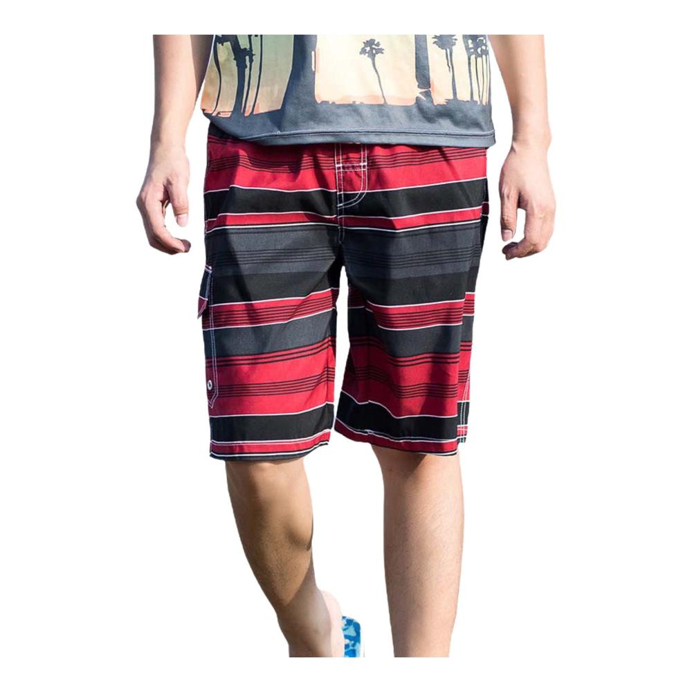 Herren Badeshorts Größe 8 Vintage Strandshorts für Freizeit und Strand – Lockere Caprihose lässige Herren Badehose