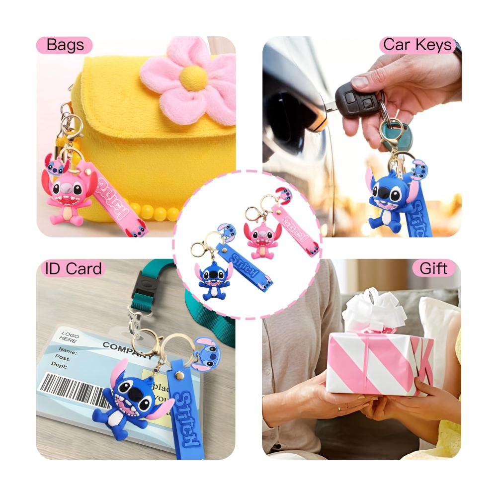 Damen Cartoon Schlüsselanhänger - Verspielte Accessoires für Frauen