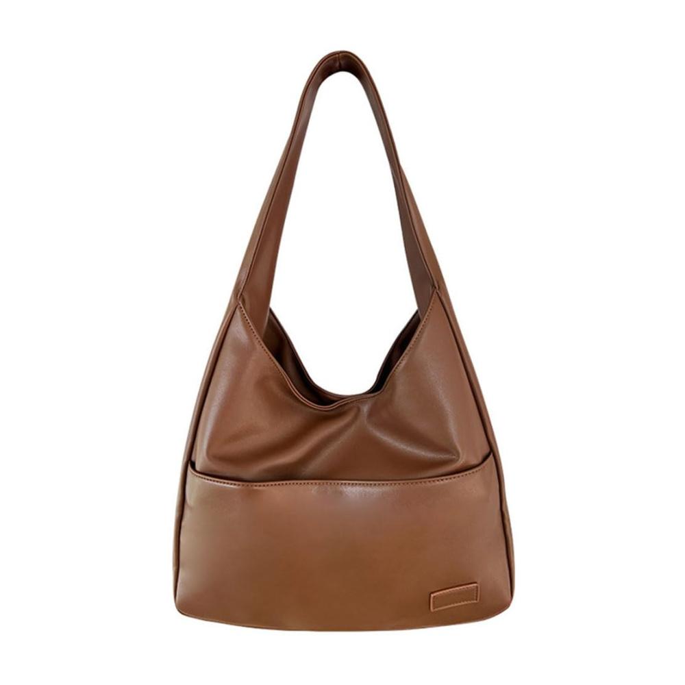 Damen Vintage Hobo Bag - Stilvolle PU Leder Umhängetasche mit Großer Kapazität für Herbst und Winter